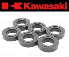 Set of (6) Valve Cover Bolt Seal Kawasaki (RING CYLINDER HEAD COVER) 92055-1352