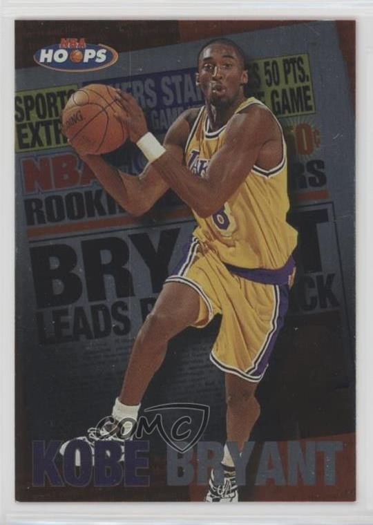 1997-98 NBA Hoops Rookie Headliner Kobe Bryant #3 HOF 0mm3
