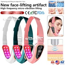 Electric Face V-Line Shaping Massager Facial Lifting Double Chin Removal Device