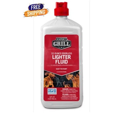 Expert Grill Charcoal Lighter Fluid, Premium Odorless Lighter Fuel, 32 Oz