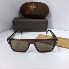 Tom Ford Tf907 057 Unisex Vintage Thick Frame Tortoiseshell Sunglasses 55-19-145 Tom Ford Tf907 057 Unisex Vintage Thick Frame Tortoiseshell Sunglasses 55-19-145