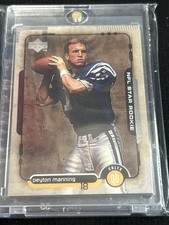 1998 Upper Deck - NFL Star Rookie Peyton Manning #1 (RC)