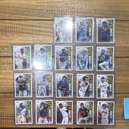 Topps Profiles by Ken Griffey jr 2026 MLB Card Lot - Harper, Judge, Guerrero -…