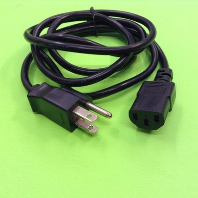 HLT6156WX/Xaa Projection Television 6FT TV Power Cord Grounded Cable Samsung