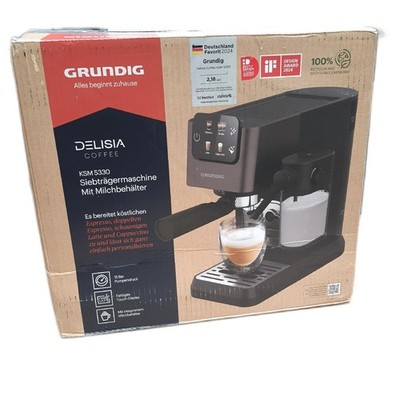 GRUNDIG KSM 5330 Siebträgermaschine integriertem Milchbehälter 1 - Unvollständig