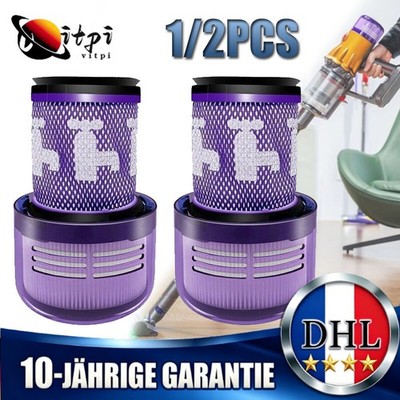 1/2 Stück Hepa-Filters für Dyson V12 Slim Absolute Vacuum Cleaner Waschbar