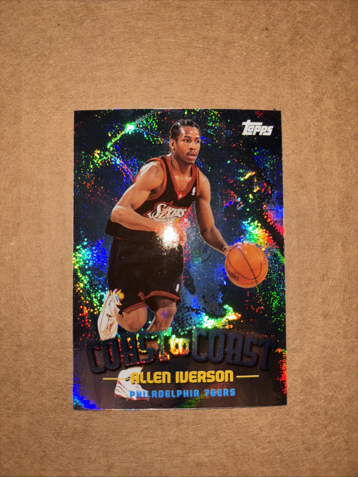 1998-99 Topps Chrome - Coast to Coast Allen Iverson #CC9 Refractor