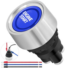 50 Amp Engine Start Ignition Switch 12V DC 3 Pin Spst on off Push Button Starter