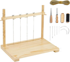 Bookbinding Sewing Frame Set Wood Book Binding Kits Bookbinding Punching Guide
