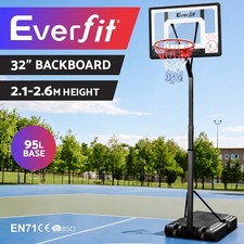 Everfit Pro Basketball Hoop Stand System Net Ring Portable Height Adjustable Kid