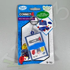 Keychain Games - CONNECT 4 Mini Game | Portable, Travel Friendly | Hasbro Gaming