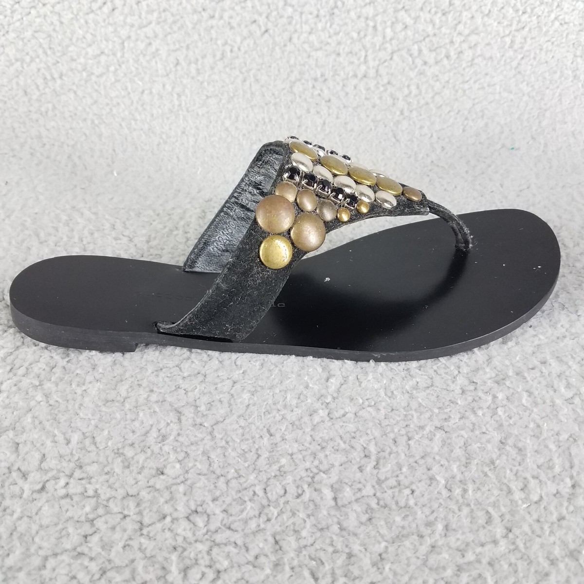 SUECOMMA BONNIE ◆Jewelry sporty sandal(black) Suecomma Bonnie Sandals Women's US 7 FR 38 Black Embellished