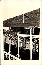 Postcard RPPC Unknown Military Soldiers Sitting Porch Base D154