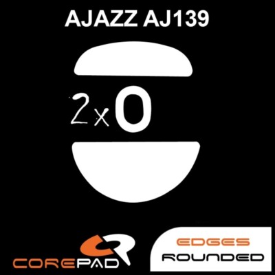 Corepad Skatez Ajazz AJ139 replacement mouse feet mouse glider Hyperglides Teflon PTFE