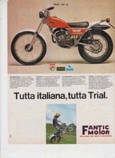advertising Pubblicità -FANTIC MOTOR TRIAL 125  1977 TRIAL EPOCA MOTO VINTAGE