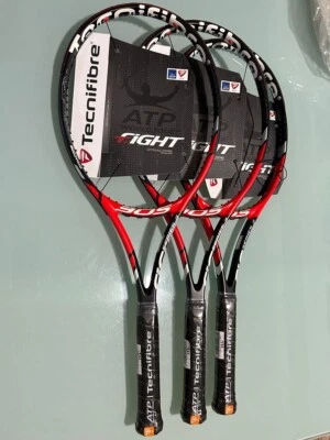 Tecnifibre T-Fight Dynacore 305 Medvedev mold 18x19 95 sq inch grip size 2 and 3