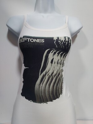 Deftones tank top ribbed vintage poster diamond deftones
