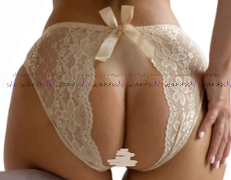 Panty XS-M String Tanga ouvert Slip geile Dessous Hipster offen Porno XXX sexy - Bild 4 von 4