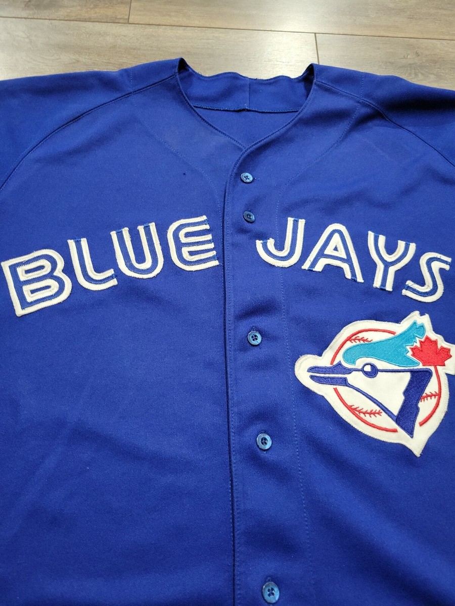 90's MLB カナダ製　ブルージェイズ ラッセル ユニフォーム RARE! AUTHENTIC VINTAGE TORONTO BLUE JAYS BLANK JERSEY