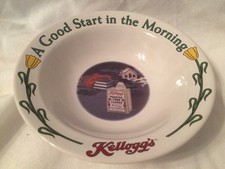 Kellogg's Cereal Bowl "Good Start in the Morning" 1996 Corn Flakes #2 Series