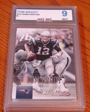 TOM BRADY****2015 Panini PRESTIGE----Mint 9---#1----PATRIOTS-BUCCANEERS