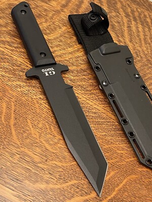 Cold Steel G.I. Tanto 7'' Black Steel Blade Polypropylene CS-80PGTK MINT