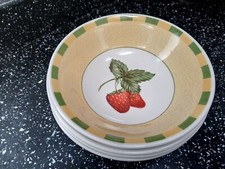 CHURCHILL SOMERSET CEREAL BOWLS X 4