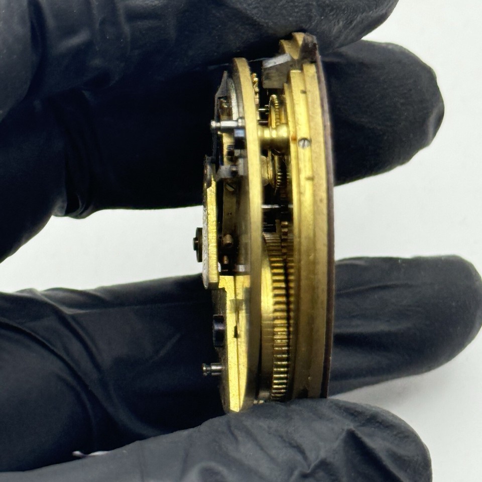 44.7mm J G Graves English Express Lever Pocket Watch Movement For Parts