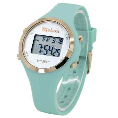 Blekon Women's Digital Sports Watch LED Light-Up, 3ATM Water-Resistant Alarm