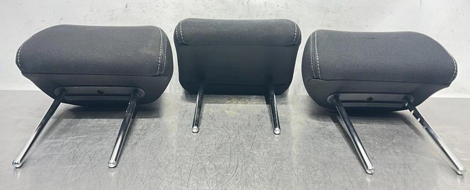 2013-17 HYUNDAI ELANTRA GT JUEGO REPOSACABEZAS TRASERO REPOSACABEZAS TELA NEGRA OEM Foto 2 de 4