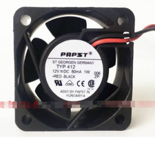 1PC NEW PAPST heat dissipation fan TYP412 12V 80mA 1W Mute air YY0