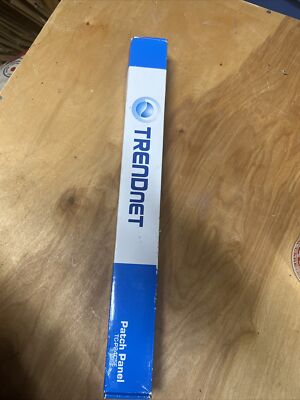 NEW TRENDnet TC-P24C5E 24-Port CAT5e Patch Panel 19  Rack Mount Ethern