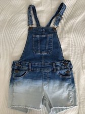 Justice Girls Ombre Oversll Shorts Size 12