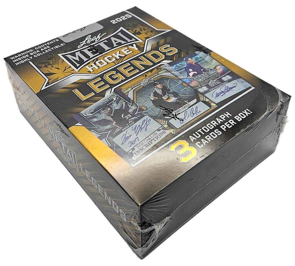 2025 Leaf Metal Hockey Legends Factory Sealed Hobby Box 3