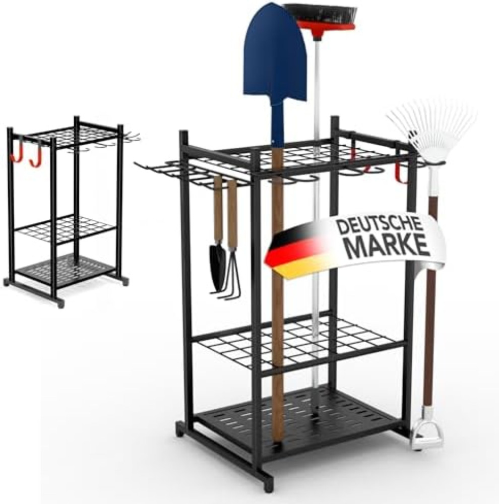 easimo | Supporto per attrezzi da giardino | Organizer da giardino adatto anche