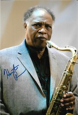 Houston Person Jazz signed 8x12 inch photo autograph Houston Person Jazz signed 8x12 inch photo autograph