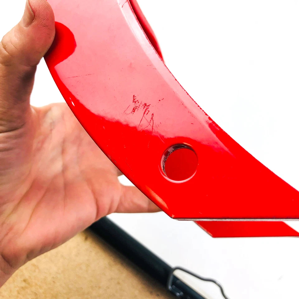 Horquilla giratoria de soldadura Gravely 08532800 OEM nueva en stock reemplaza 025146 roja Foto 4 de 4