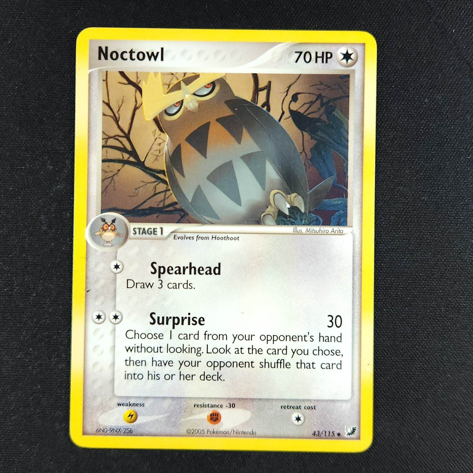 Noctowl 43/115 - Unseen Forces - Pokemon Card
