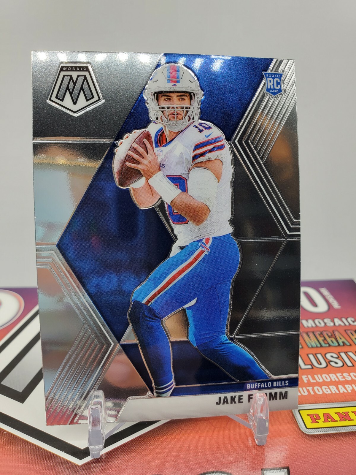 2020 Panini Mosaic Football #242 Jake Fromm Rookie Card