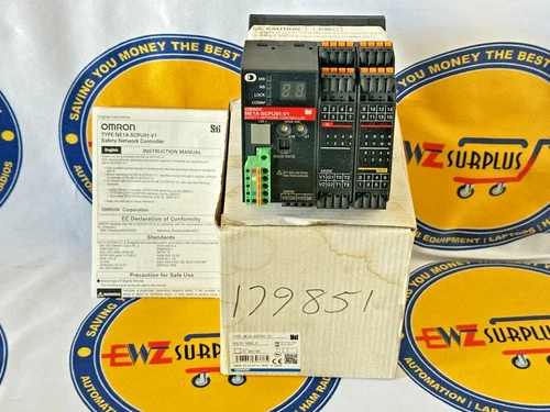 OMRON NE1A-SCPU01 / NE1ASCPU01-v1 SAFETY NETWORK CONTROLLER 24VDC NEW IN BOX