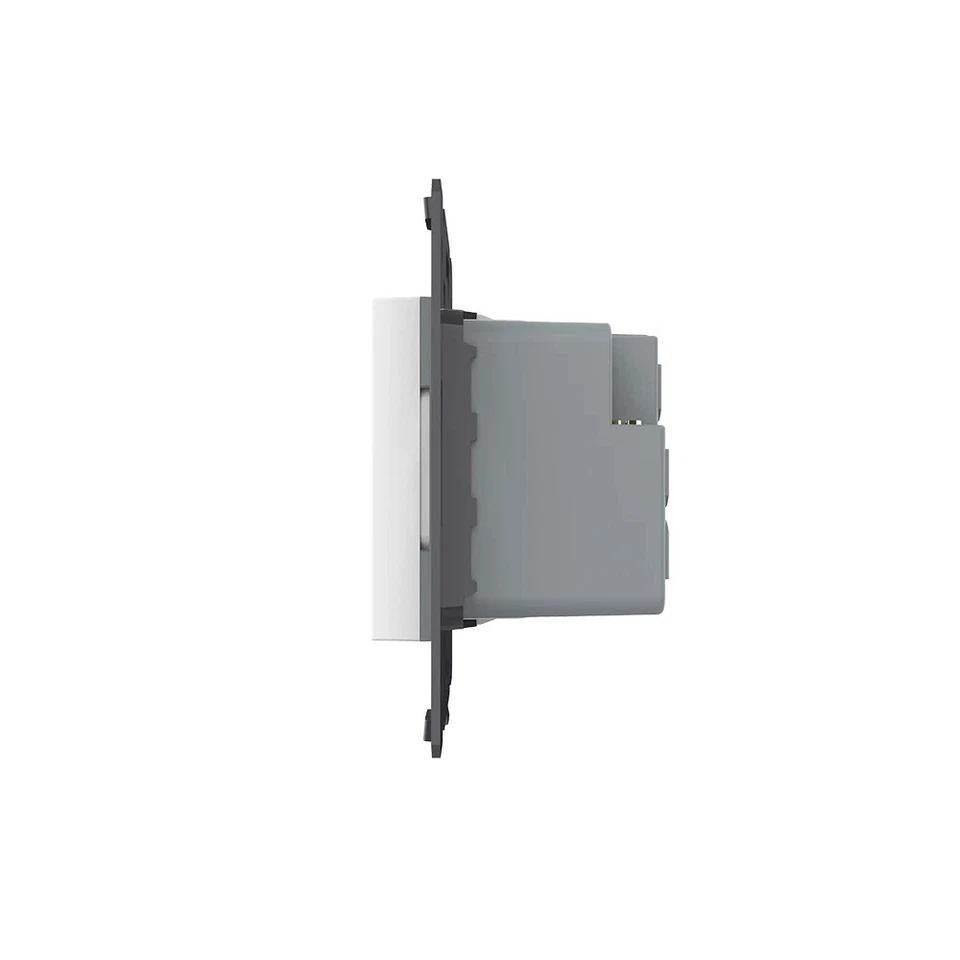 LIVOLO Modul Steckdose Schweiz CH zweifaches Steckdosenmodul Typ J Weiß - Bild 2 von 4