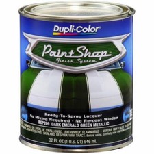 Dupli-color Bsp209 Dark Emerald Green Metallic Paint Shop Finish System - 32 Oz.