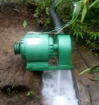 CQ-E-COMMERCE DE 3000W Wasserkraft Generator Impuls HydroPelton Horizontal Wasser Turbine 220V