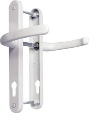 UPVC Door HandlesWhiteLever/Lever92mm PZ (Centres)210mm Screw to ScrewBackplate