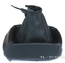 Schaltsack Schaltmanschette FADEN GRAU passend für OPEL ASTRA F Bj. 91-02 Leder