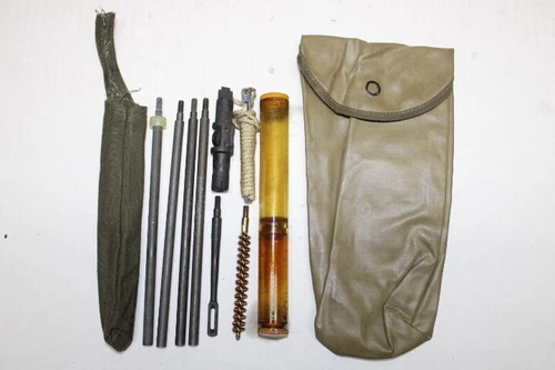 US Military Issue WW2 03 03A1-A4 M1 GARAND M1917 30-06 Rifle Cleaning Kit SetB21