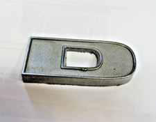 Ford Oem 1973-1977 Truck Front Grille Hood Letter D Emblem D3tb-8a342-da No Pins