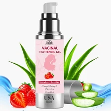 Vaginal Tightening Balm – Fast-Acting, Enhances Sensitivity, Strawberry, 1 fl oz