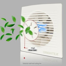 Silent Bathroom Extractor Fan With Timer or Standard 100MM 125MM 150MM Kitchen