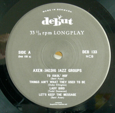 BENT AXEN-BENT JAEDIG 6-5-4-3 